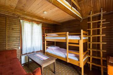 Фото номера Трехместный номер, вид на сад Кемпинги Vetsi Talli Holiday Village г. Kassari 5