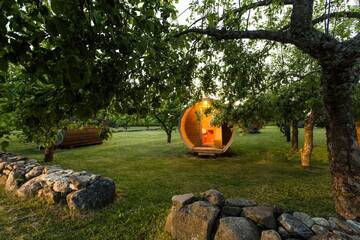 Фото номера Двухместный номер с 2 отдельными кроватями Кемпинги Vetsi Talli Holiday Village г. Kassari 4